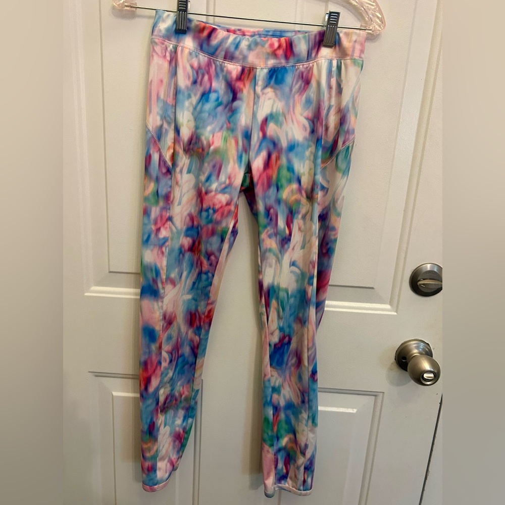 4/$20🌷Joe Fresh 🌈Colourful🌈Activewear Leggings 💙Kids XL14